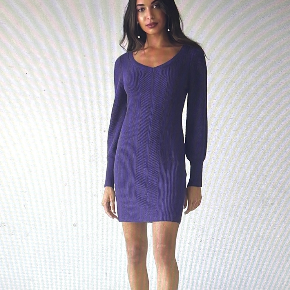 WHBM sheath knit sweater dress S-M